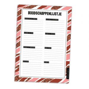 BOODSCHAPPENLIJSTJE A5