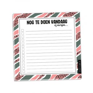 NOG TE DOEN LIJSTJE…