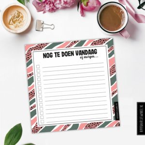 NOG TE DOEN LIJSTJE…