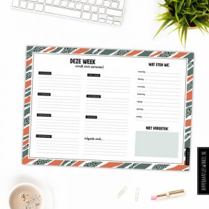 WEEKPLANNER A4