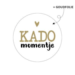 Sticker – Kado momentje