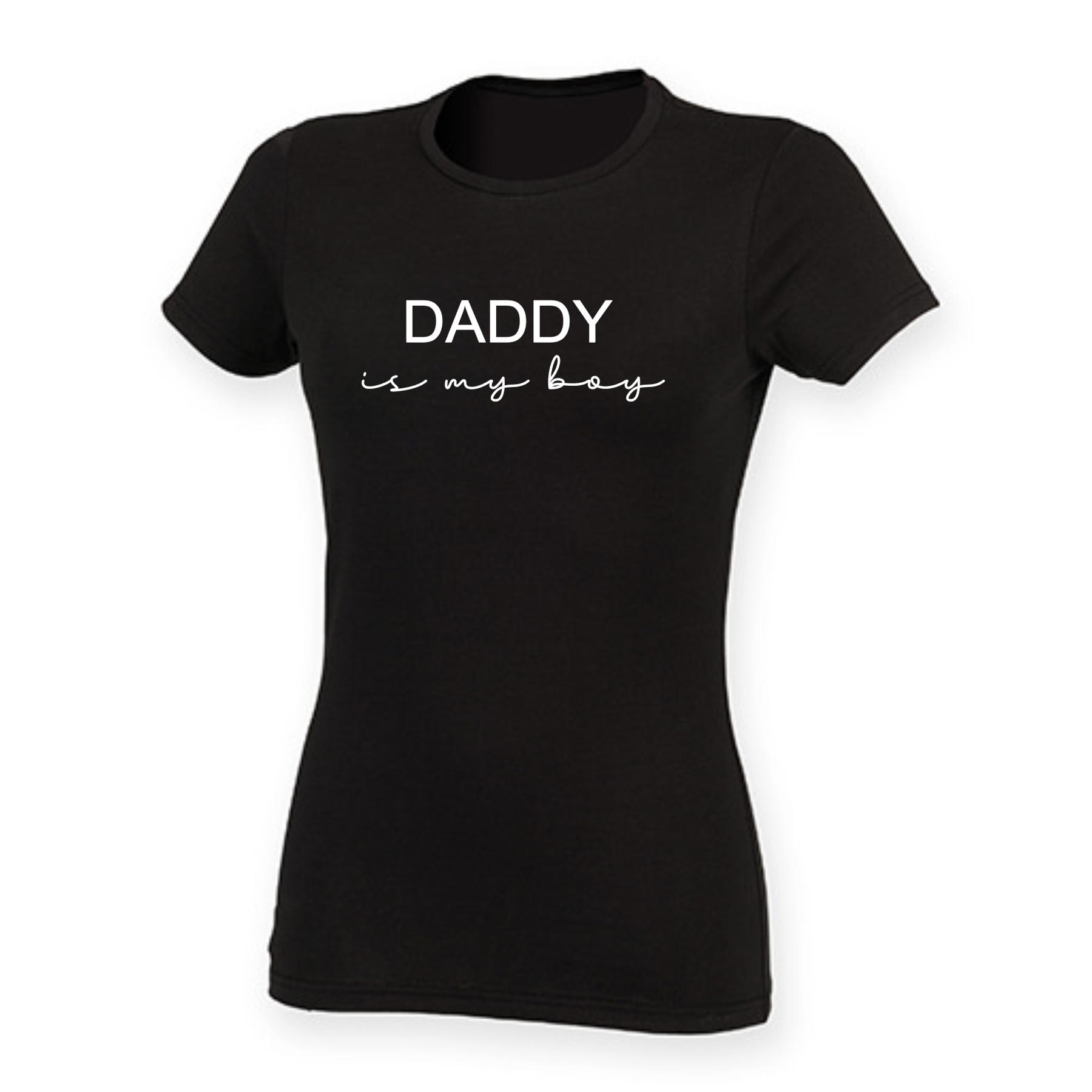 Dames t-shirt | Daddy is my boy