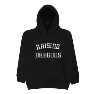 Kids hoodie – Raising dragons
