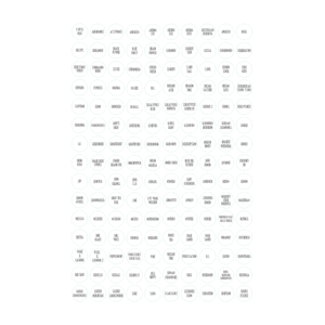 Sticker | Olie dop stickers “Blank”