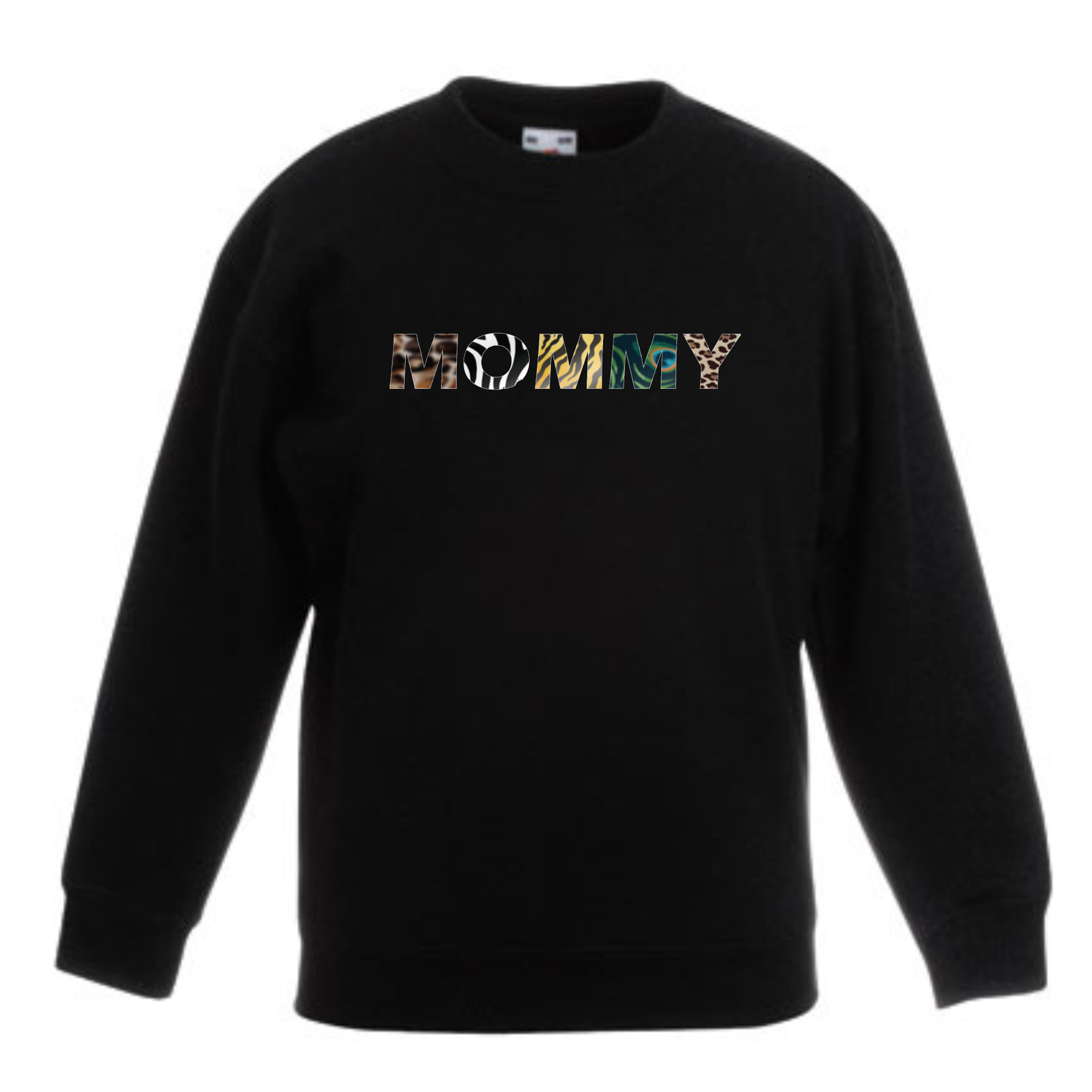 Sweater | Dierenprint tekst
