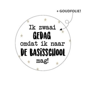 Sticker | Ik zwaai gedag 10 st.