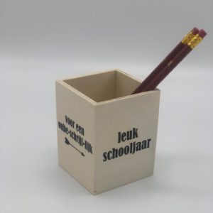 Pennenbakje | Bedankt voor het onbe-schrijf-elijk leuk schooljaar