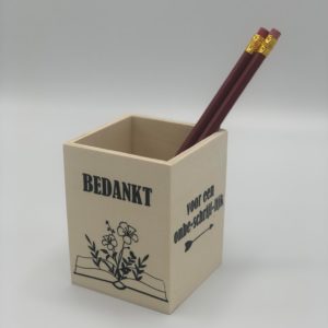 Pennenbakje | Bedankt voor het onbe-schrijf-elijk leuk schooljaar
