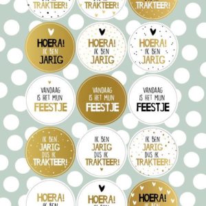 Stickervel | Trakteren