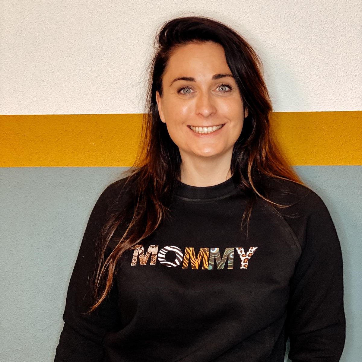 Sweater | Dierenprint tekst