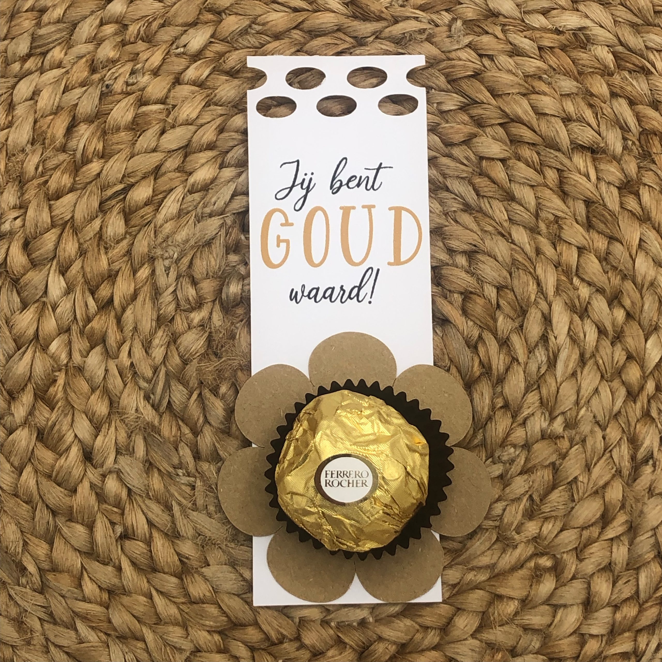Presentje | Jij bent goud waard!