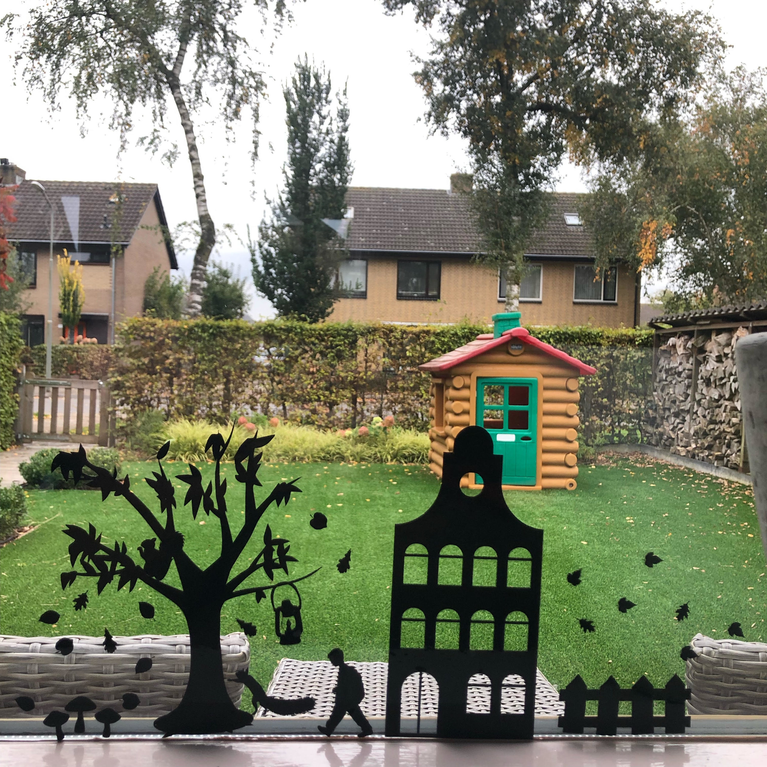 Sticker | Huisjes herfst