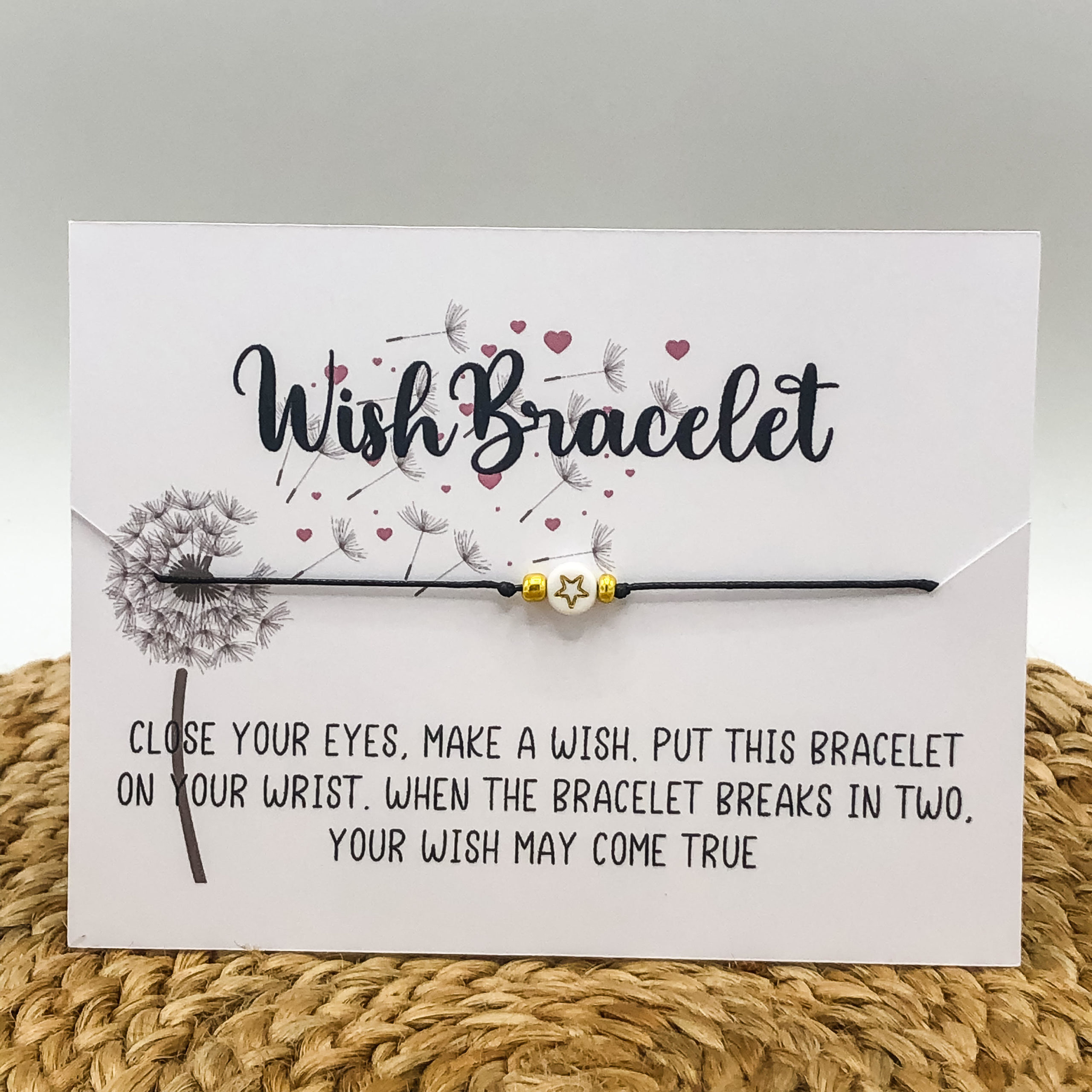 Armbandje met kaart | Wish Bracelet