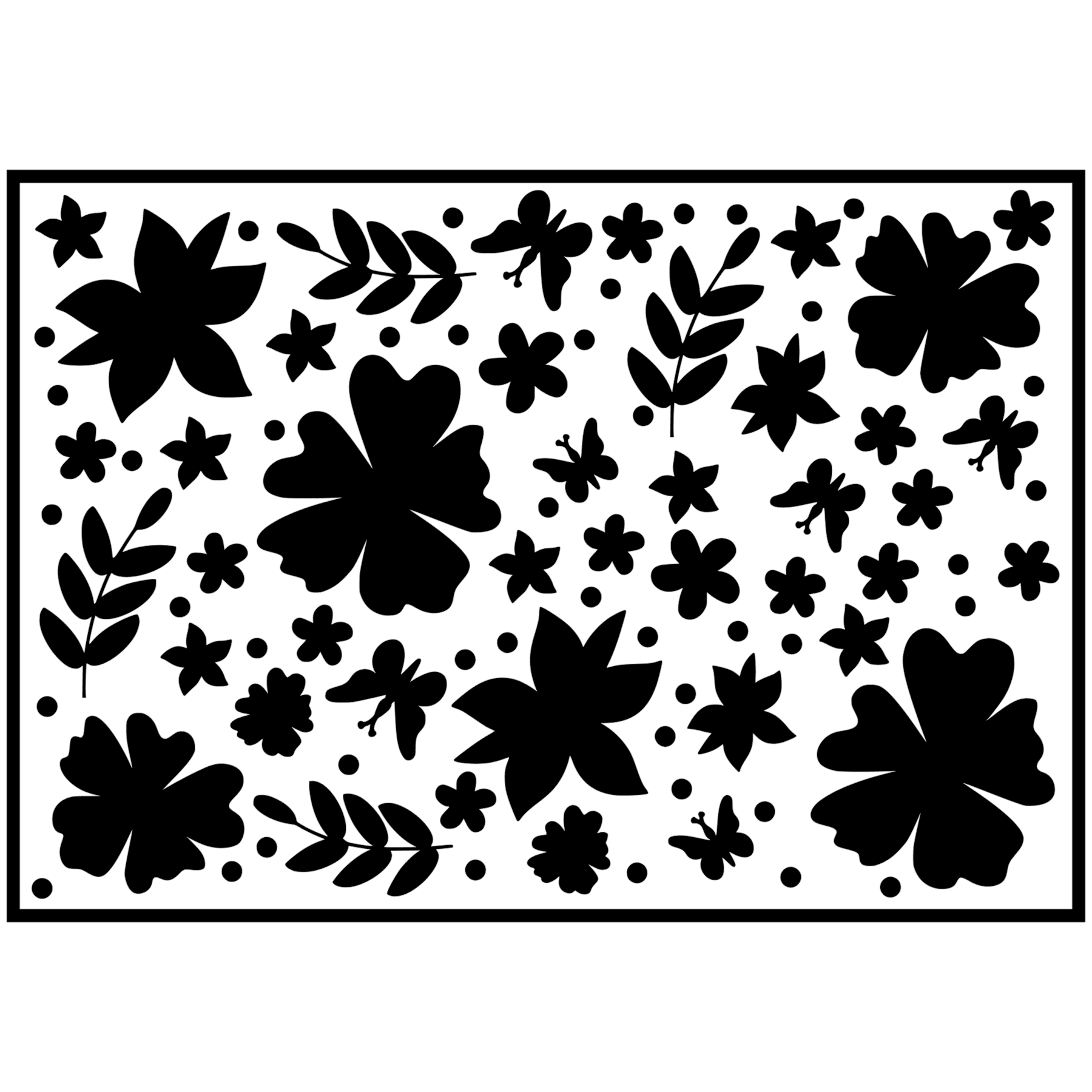 Sticker | Lente decoratie