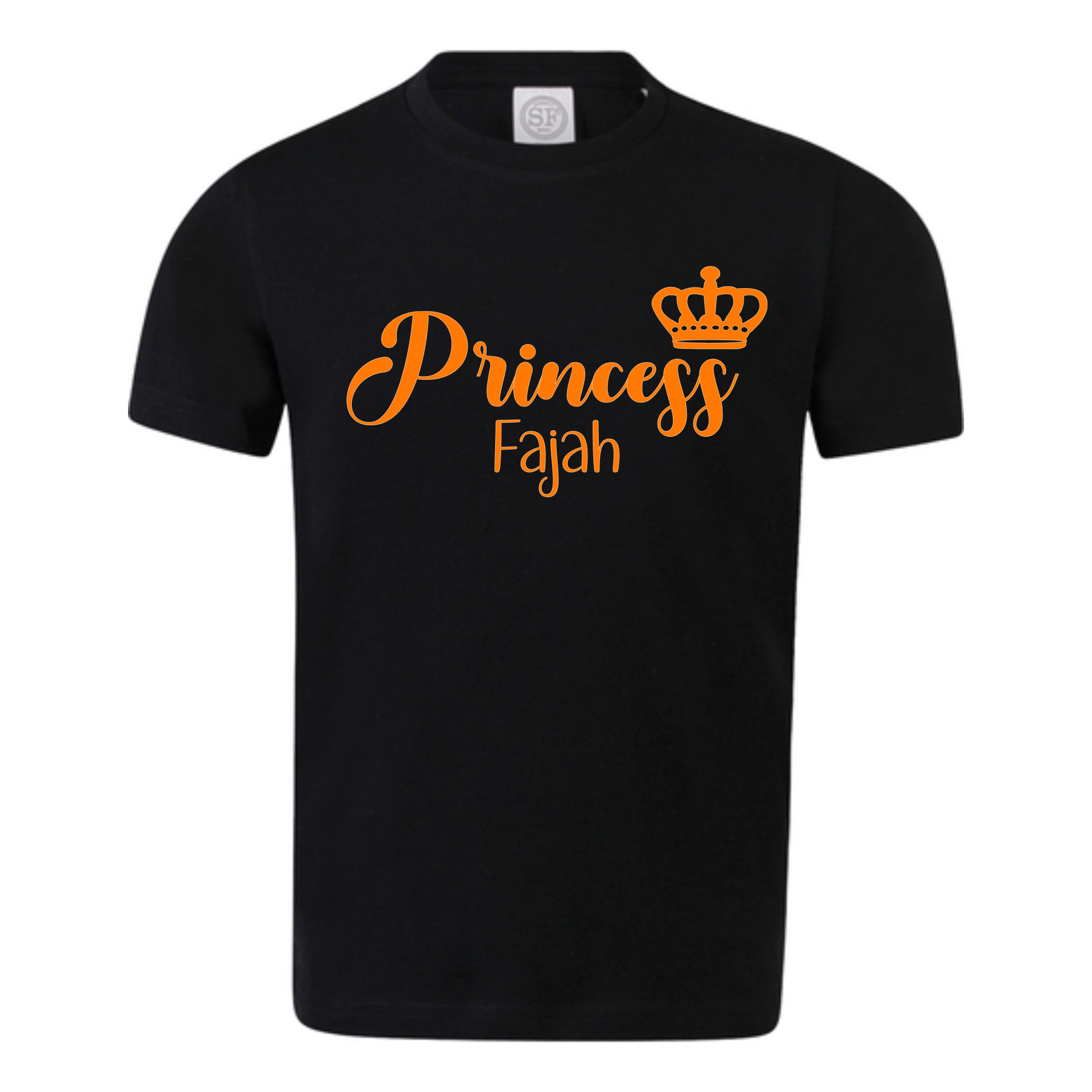 Kids t-shirt | Princess met naam